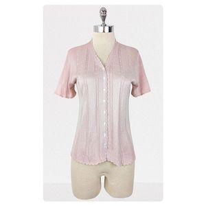 vintage 00's knit blouse